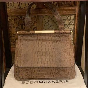 BCBGMaxAzria Lorie Leather Satchel